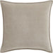 Greige Velvet Pillow 1