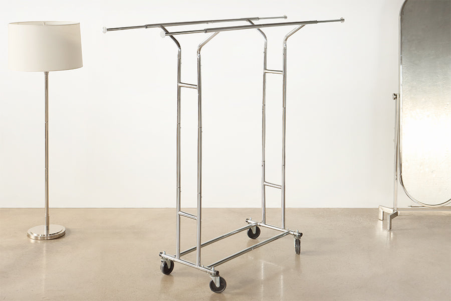 Metal Garment Rolling Rack