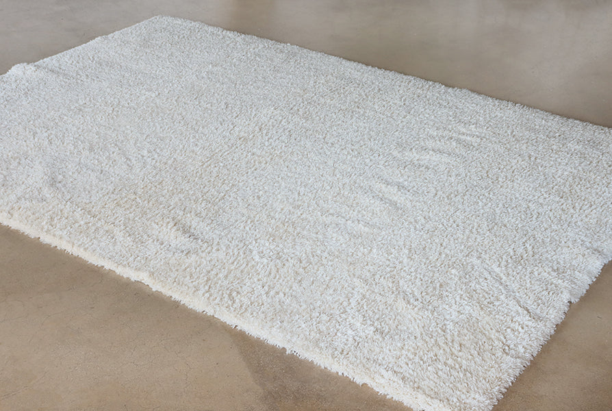 9'-3" X 13' Ivory Kayla Shag Rug