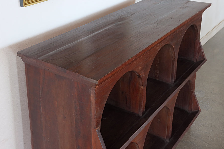 Reclaimed Arch Cubby Entry Cabinet