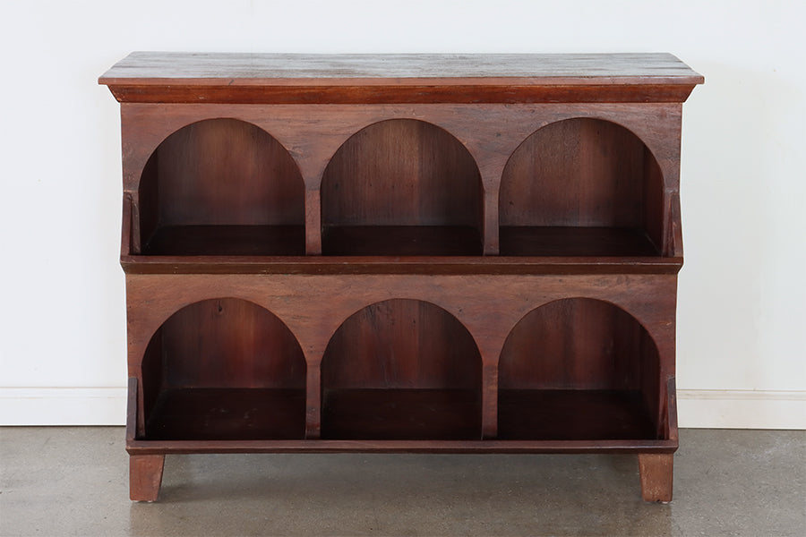 Reclaimed Arch Cubby Entry Cabinet