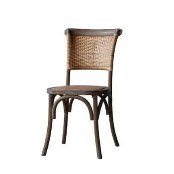 Woven Rattan Bistro Chair
