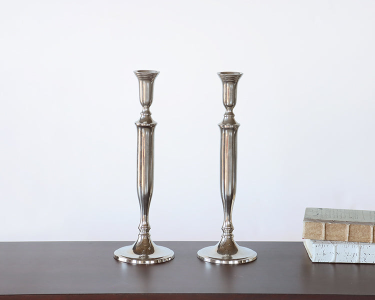 Pair of Silver Candlestick Holders