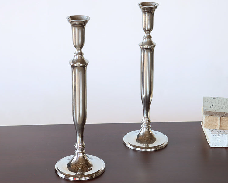 Pair of Silver Candlestick Holders
