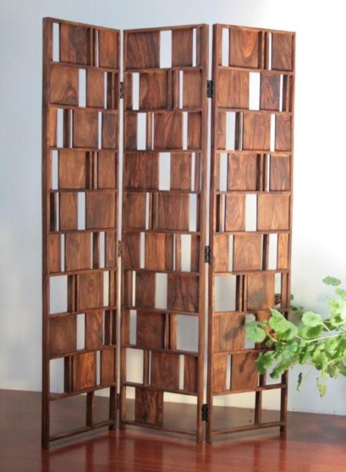 Louver Wood Screen 7