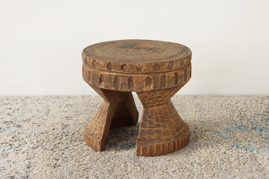 Rustic Textured Riser or Stool