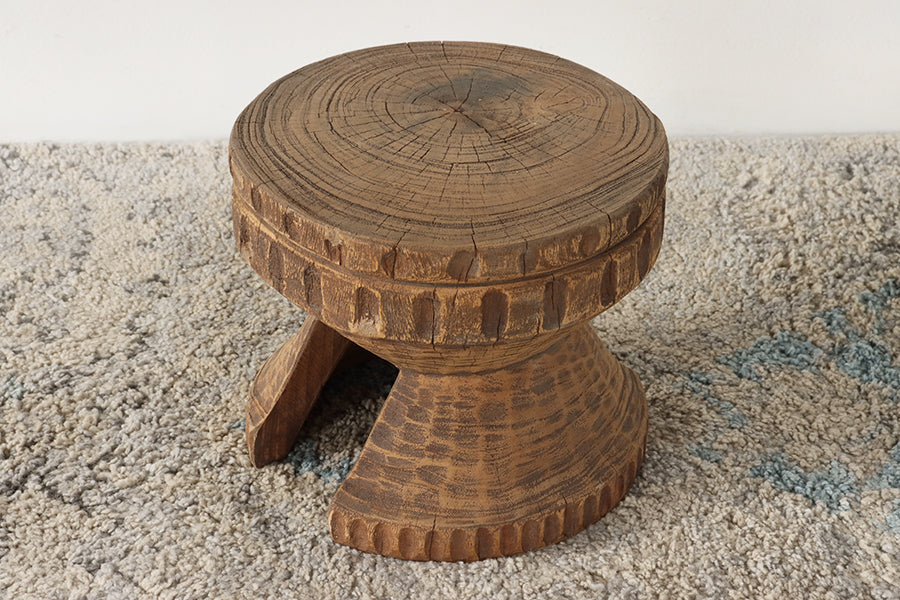 Rustic Textured Riser or Stool