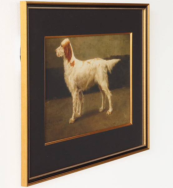 Poised Pup 2  27.25W x 20.25H