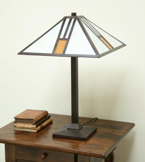 Tiffany Style Mission Table Lamp 4
