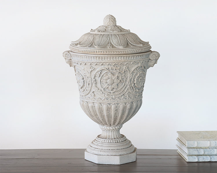Etched Lily Urn