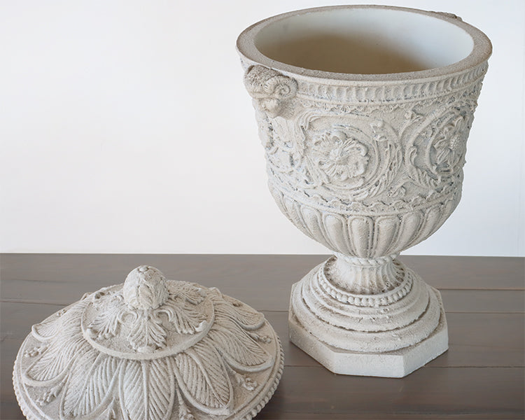 Etched Lily Urn