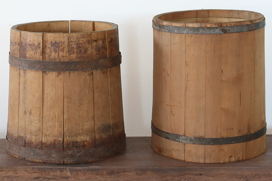 Medium Antique Open Churn
