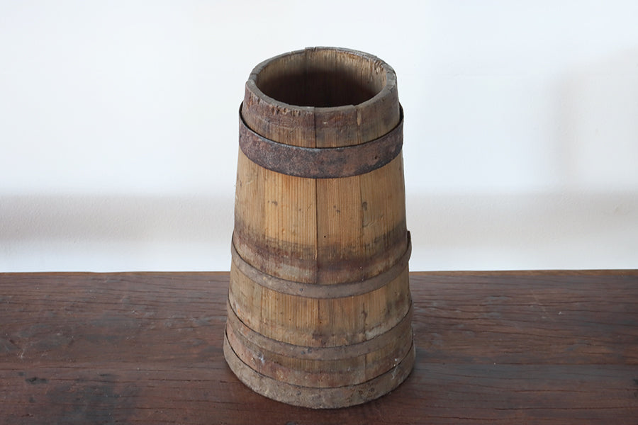 Small Antique Open Churn