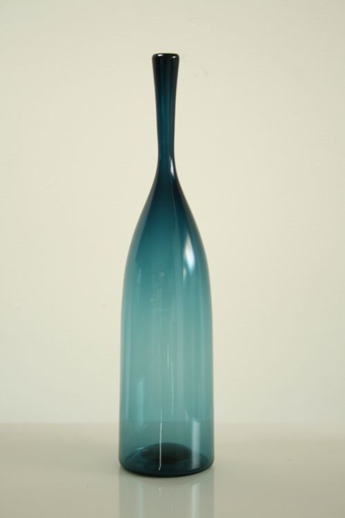 Joe Cariati Small Blue Bottle Vase 1