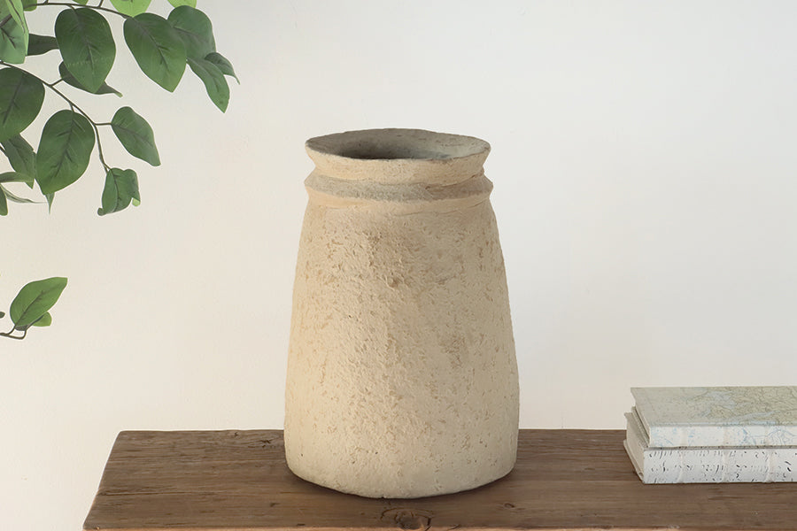Tall Paper Mache Vase