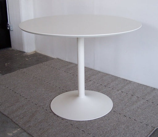 White Pedestal Dining Table 7
