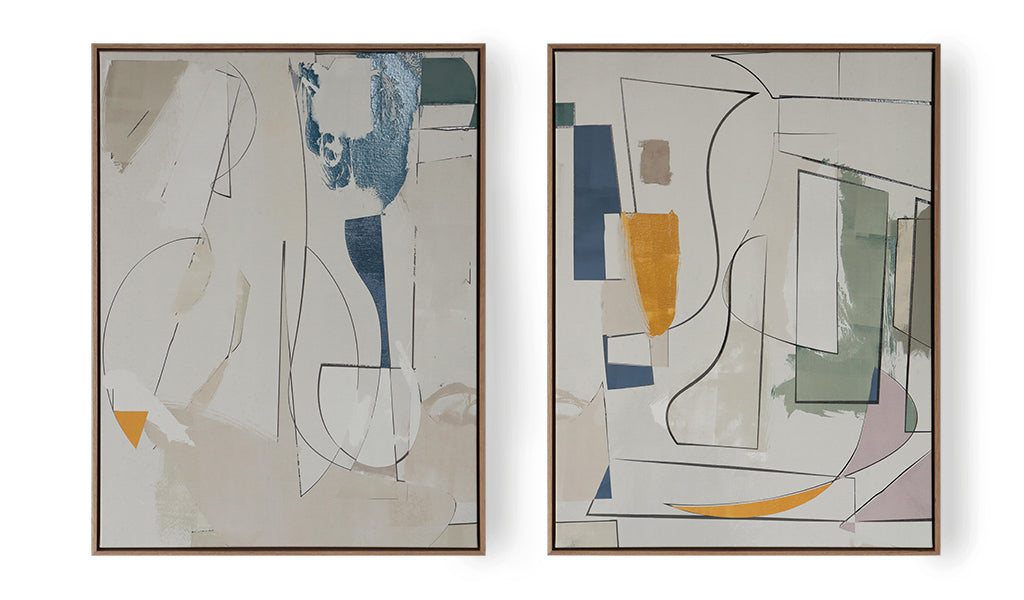 Midst IV Diptych (Set of 2) 80W x 30H