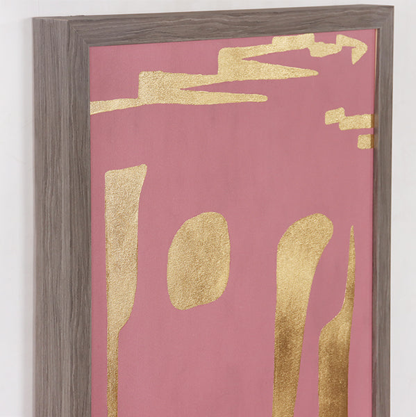 Blush Gilt Composition 2 19.5W x 27.5H