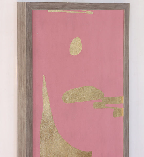 Blush Gilt Composition 4  19.5W  x 27.5H