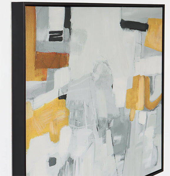 Amber Abstract 45W x 34H