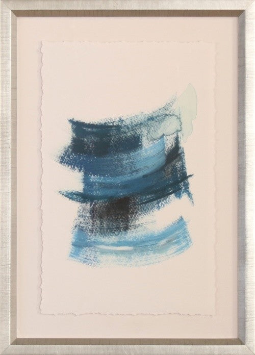 Blue Stroke IIII 18W x 25H