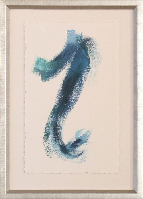 Blue Stroke IV 18W x 25H
