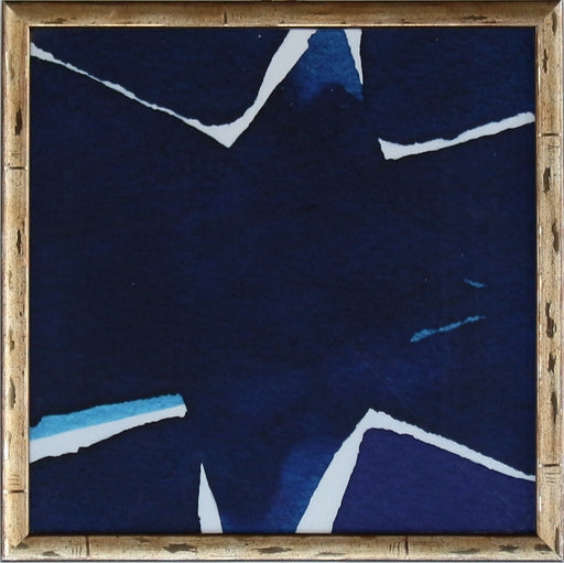 ABST658 Blue Stone Wall 11W x 11H 