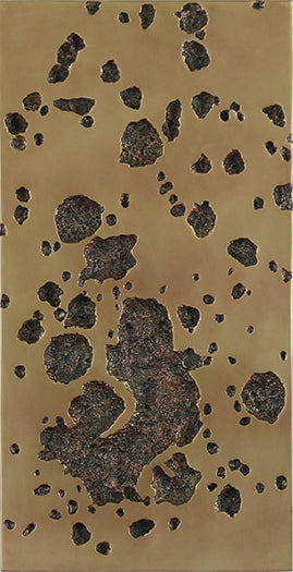 ABST797 Rectangular Ink Splotch Panel 19W x 37H