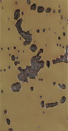ABST798 Rectangular Ink Splotch Panel 2 19W x 37H