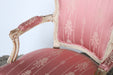 AC158 Antique Pink Silk Armchair 