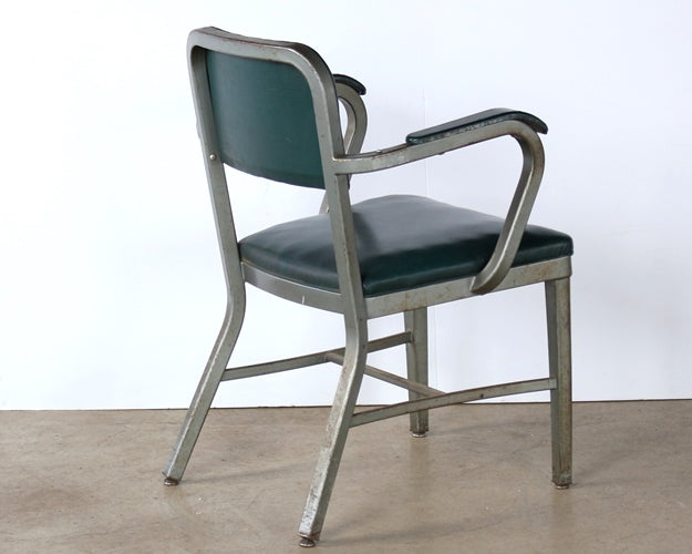 Green Steelcase Armchair