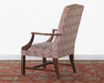 AC205 - Brick Red Flame Stitch Armchair, Circa 1970