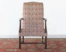 AC205 - Brick Red Flame Stitch Armchair, Circa 1970