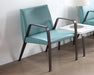 AC229 - Aqua Waiting Room Chair With Bronze Finish