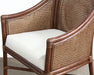 AC235 - Warm Brown Rattan Woven Arm Chair