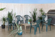 AC238 - Green Plastic Cafe Or Patio Chair