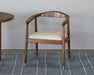 AC252 - Danish Modern Style Arm Chair With Hemp Woven Seat