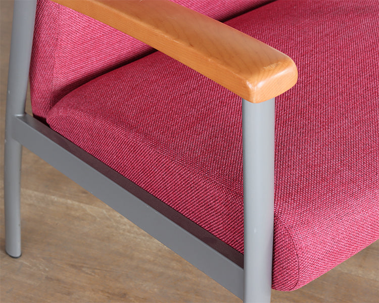 Pink Single Vintage Waiting Room Chair