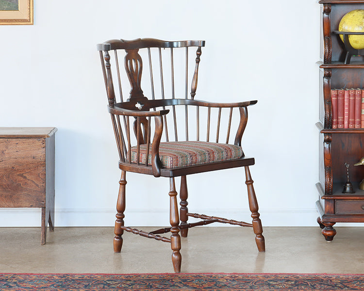 Antique Spindle Back Arm Chair