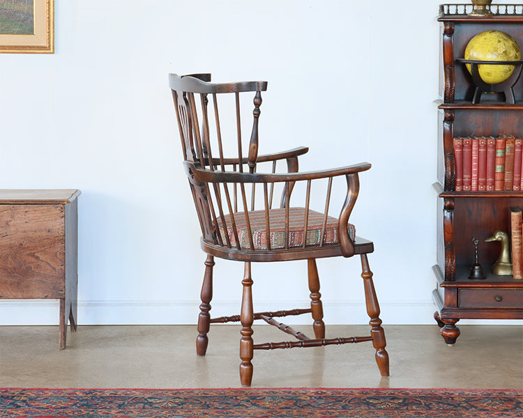 Antique Spindle Back Arm Chair