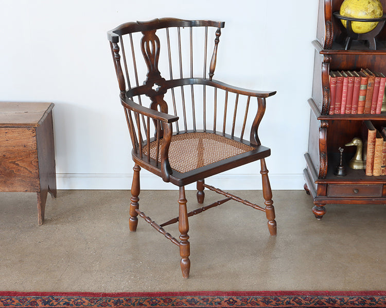 Antique Spindle Back Arm Chair