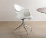 AC42 White Nelson Swag Chair