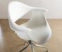 AC42 White Nelson Swag Chair