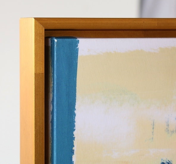 Composition of Blue and Orange III 31.5W x 39.5H