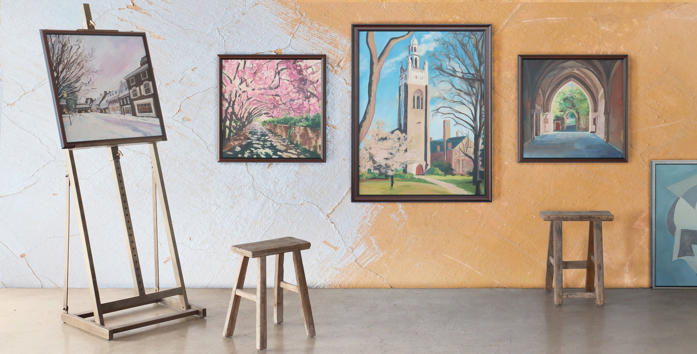 Campus Chapel Scene 33W x 43.5H - Cleared Art