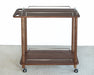BARCART21 - Danielle Walnut Bar Cart 