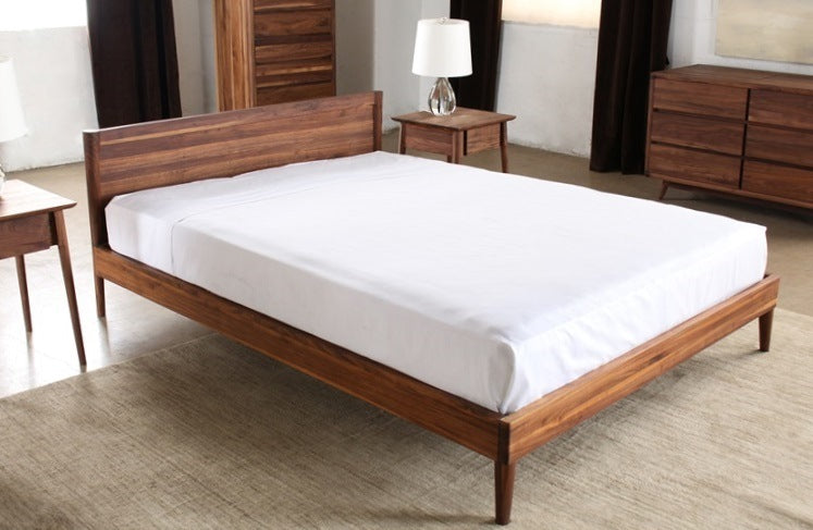 BED39 - Vintage Queen Bed in American Black Walnut