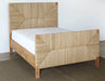 BED57 Holden Queen Bed in Teak and Rush