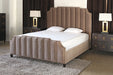 BED58 Bayonne Upholstered King Bed in Espresso 