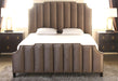 BED58 Bayonne Upholstered King Bed in Espresso 
